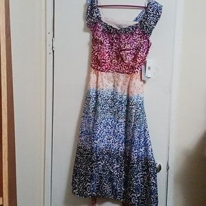 Mid calf length Julia Jordan dress